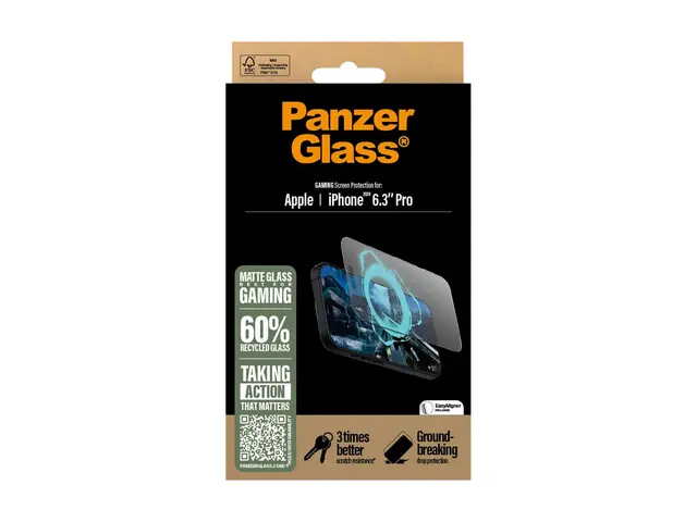 PanzerGlass - Skjermbeskyttelse for mobiltelefon gaming, ultra-bre...