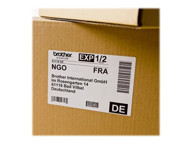 Brother DK-11247 - Svart på hvitt 103 x 164 mm 180 etikett(er) (1 ...