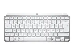 Logitech MX Keys Mini - Tastatur bakbelysning - trådløs - Bluetooth - QWERTZ - Tysk - blekgrå