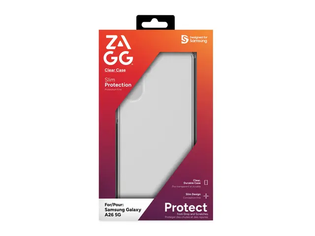 Zagg Clear Protect - Baksidedeksel for mobiltelefon gjennomsiktig ...