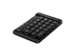 HP 435 - Tastegruppe - 9 programmerbare taster, lav profil tastereise, utskiftbare tastaturkapper med klistremerker trådløs - Bluetooth 5.3 - Engelsk - jakksvart