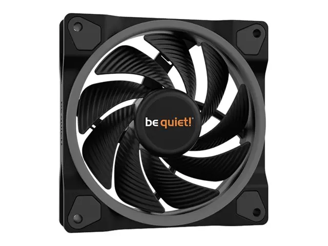 be quiet! Light Wings - Kabinettvifte 120 mm svart