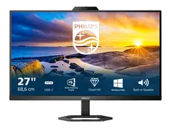 Philips 27E1N5600HE - 5000 Series - LED-skjerm 27&quot; - 2560 x 1440 QHD @ 75 Hz - IPS - 300 cd/m&#178; - 1000:1 - 1 ms - HDMI, DisplayPort, USB-C - h&#248;yttalere - teksturert svart