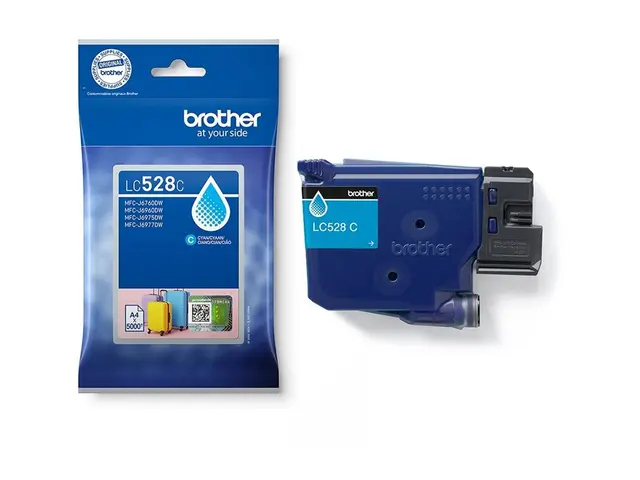 Brother LC528C - Cyan - original - pute pakke - blekkpatron - for ...