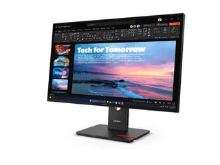 Lenovo ThinkVision T27qd-40 - LED-skjerm 27&quot; - 2560 x 1440 QHD @ 120 Hz - IPS - 350 cd/m&#178; - 1500:1 - HDR10 - 4 ms - HDMI, DisplayPort, USB-C - eklipsesvart