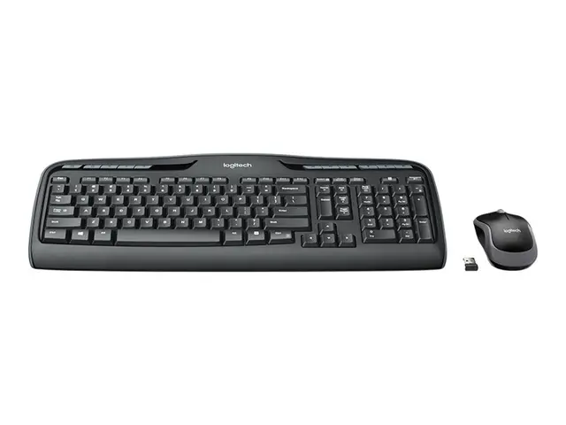 Logitech Wireless Combo MK330 - Tastatur- og mussett - trådløs - 2...