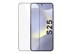 Key Besseggen - Skjermbeskyttelse for mobiltelefon kant-til-kant - glass - rammefarge svart - for Samsung Galaxy S25