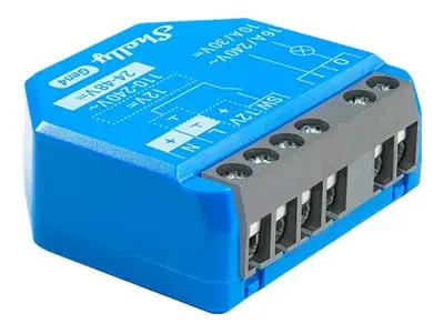 Shelly 1 Gen4 - Smartsvitsj - trådløs - 802.11b/g/n/ax, Bluetooth ...