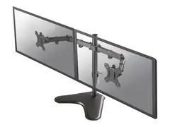 Neomounts FPMA-D550DD - Stativ - full bevegelse for 2 LCD-skjermer - svart - skjermstørrelse: 10"-32" - skrivebordsstativ, skrivebordsmonterbar