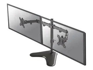 Neomounts FPMA-D550DD - Stativ - full bevegelse for 2 LCD-skjermer - svart - skjermstørrelse: 10"-32" - skrivebordsstativ, skrivebordsmonterbar