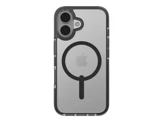Zagg Santa Cruz Snap - Baksidedeksel for mobiltelefon MagSafe-samsvar - grafen - svart, gjennomsiktig - for Apple iPhone 16