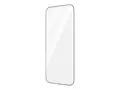 PanzerGlass - Skjermbeskyttelse for mobiltelefon ultrabred passform - glass - rammefarge svart - for Apple iPhone 14 Pro