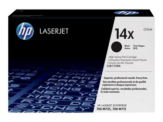 HP 14X - Høy ytelse - svart - original - LaserJet tonerpatron (CF214X) - for Color LaserJet M725; LaserJet Enterprise 700, M712, MFP M725; LaserJet Managed MFP M725
