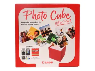 Canon PG-540/CL-541 Photo Value Pack - 2-pack farge (cyan, magenta, gul), pigmentert svart - original - blank - blekkbeholder / papirsett