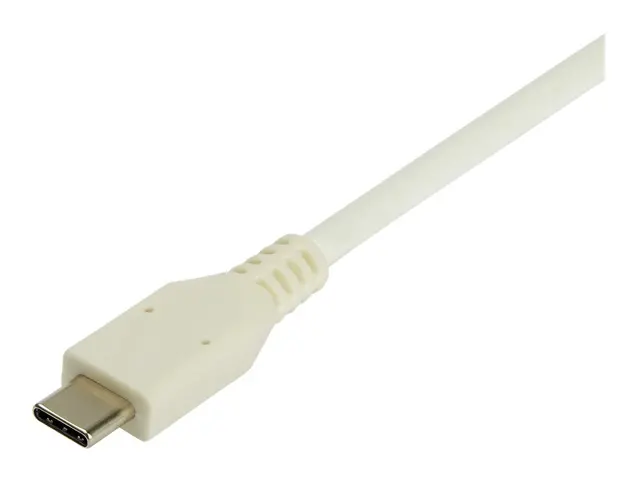 StarTech.com USB C to Gigabit Ethernet Adapter with USB A Port, Wh...
