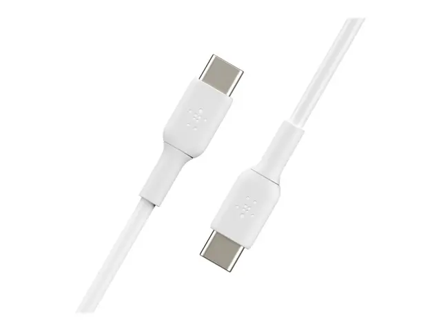 Belkin BoostCharge - USB-kabel 24 pin USB-C (hann) til 1 m hvit