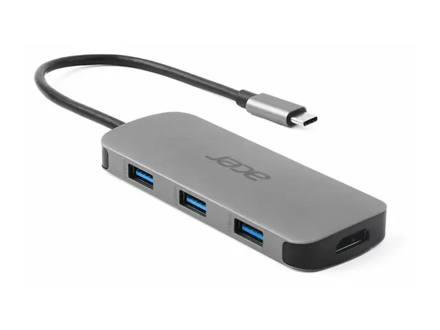 Acer 7-In-1 Type-C Dongle - dokkingstasjon USB-C HDMI