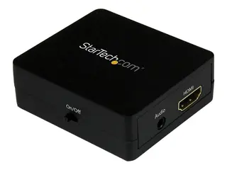 StarTech.com HDMI Audio Extractor - HDMI to 3.5mm Audio Converter 2.1 Stereo Audio - 1080p (HD2A) - HDMI-lydsignalutskiller