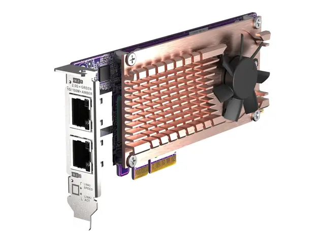 QNAP QM2-2P2G2T - Diskkontroller - M.2 - M.2 NVMe Card / PCIe 3.0 ...