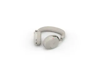 Jabra Evolve3 75 MS - Hodesett - on-ear - Bluetooth trådløs - aktiv støydemping - USB-C via Bluetooth-adapter - varm gråfarge - Certified for Microsoft Teams, Certified for Microsoft Teams Open Office