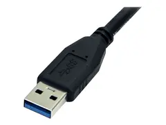 StarTech.com 0.5m (1.5ft) Black SuperSpeed USB 3.0 Cable A to Micro B USB 3.0 Micro B Cable - 1x USB 3 A (M), 1x USB 3 Micro B (M) 50cm (USB3AUB50CMB) - USB-kabel - Micro-USB Type B til USB-type A - 50 cm