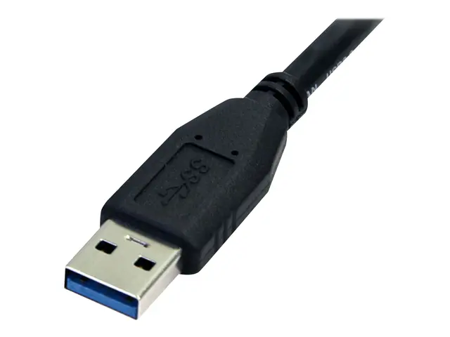 StarTech.com 0.5m (1.5ft) Black SuperSpeed USB 3.0 Cable A to Micr...