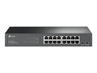 TP-Link TL-SG1016D 16-Port Gigabit Switch Switch - ikke-styrt - 16 x 10/100/1000 - stasjonær
