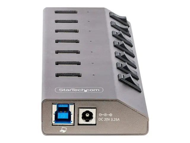 StarTech.com 7-Port Self-Powered USB-C Hub with Individual On/Off ...