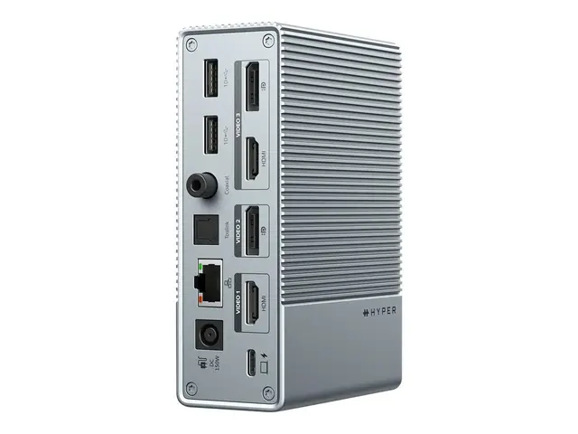 HyperDrive GEN2 - dokkingstasjon USB-C 2 x HDMI, DP 1GbE