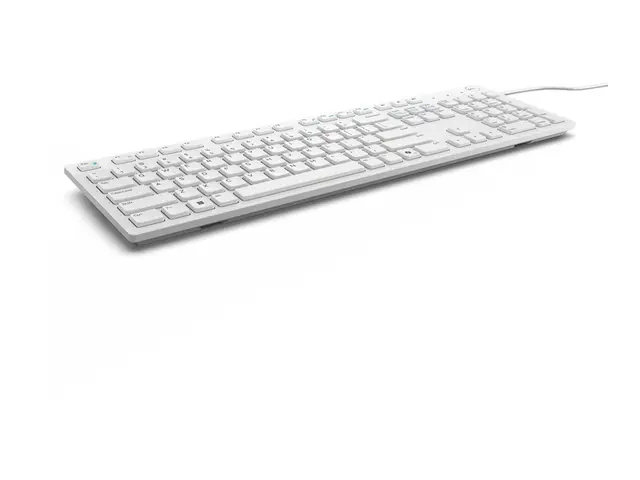Dell KB216 - Tastatur multimedia USB QWERTY Pan Nordic hvit