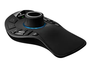 3Dconnexion SpaceMouse Pro Wireless Bluetooth Edition - 3D-mus - ergonomisk - 15 knapper - tr&#229;dl&#248;s - 2.4 GHz, Bluetooth, USB-C - USB tr&#229;dl&#248;s mottaker