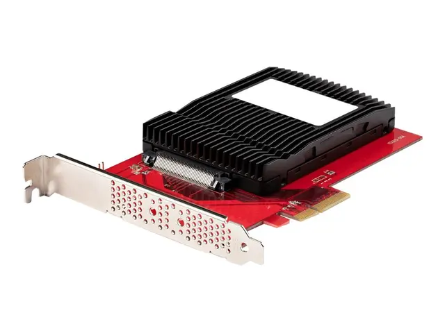 StarTech.com U.3 to PCIe Adapter Card, 4.0 x4 For 2.5" NVMe SSDs, ...
