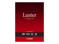 Canon Photo Paper Pro Luster LU-101 Glans - 260 mikroner - A3 (297 x 420 mm) - 260 g/m&#178; - 20 ark fotopapir - for PIXMA PRO-1, PRO-10, PRO-100