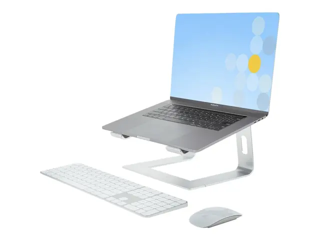 StarTech.com Laptop Stand for Desk, 5kg/11lb, Aluminum, Silver, Er...