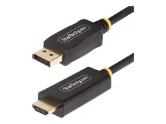 Startech - Adapterkabel - DisplayPort hann til HDMI hann 2 m - aktiv, 4K 60Hz støtte, HDR-støtte