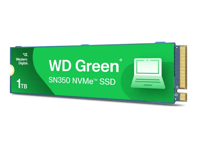 WD Green SN350 NVMe SSD WDS100T3G0C - 1 TB intern M.2 2280 PCIe 3....