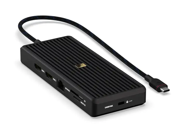 Unisynk - dokkingstasjon USB-C 2 x HDMI 1GbE