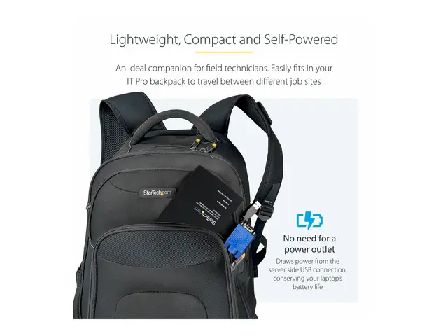 StarTech.com USB Crash Cart Adapter - File Transfer & Video - Port...