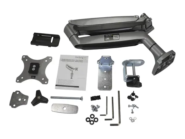 StarTech.com Desk Mount Monitor Arm, Heavy Duty Ergonomic VESA Sin...