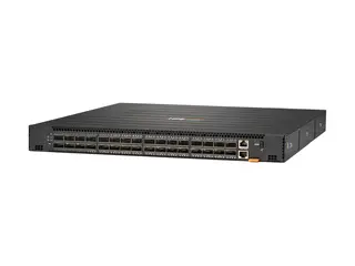 HPE Aruba 8325-32C - Switch - L3 - Styrt 32 x 100 Gigabit QSFP28 / 40 Gigabit QSFP+ - bakside til front-luftflyt - rackmonterbar - DC-strøm - TAA-samsvar