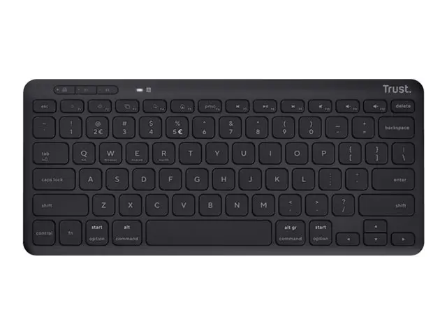 Trust Lyra - Tastatur trådløs 2.4 GHz, Bluetooth 5.0 plastfri emba...