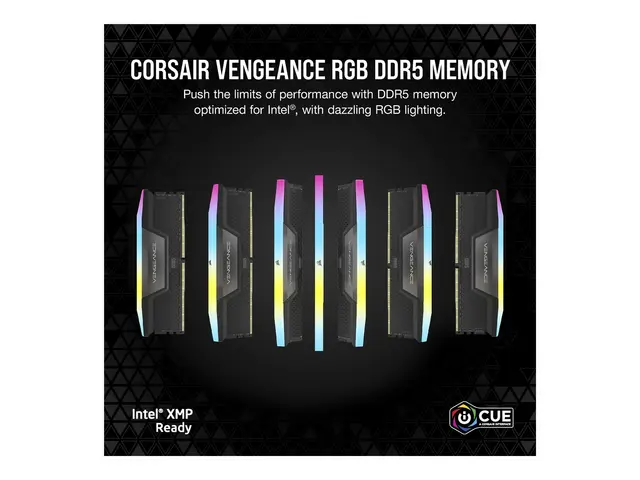 CORSAIR Vengeance RGB - DDR5 sett 32 GB: 2 x 16 GB DIMM 288-pin 60...
