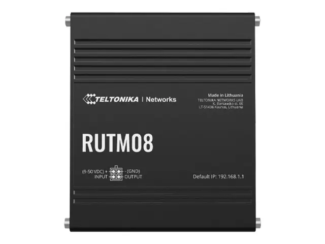 Teltonika RUTM08 - Ruter 3-portssvitsj - 1GbE, IEEE 802.3u, PPP - ...