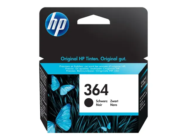 HP 364 - Svart original blekkpatron for Deskjet 35XX; Photosmart 5...