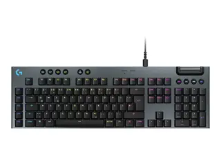 Logitech G G915 X - Tastatur - bakgrunnsbelyst USB - QWERTZ - Tysk - tastsvitsj: GL Tactile - svart