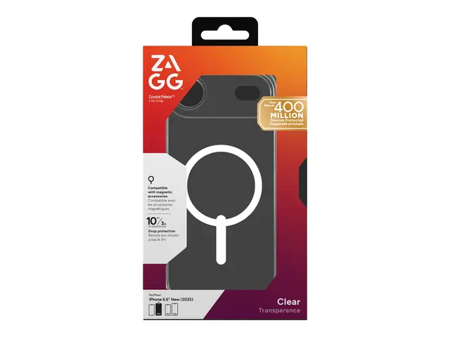 Zagg Crystal Palace Lite Snap - Baksidedeksel for mobiltelefon - M...