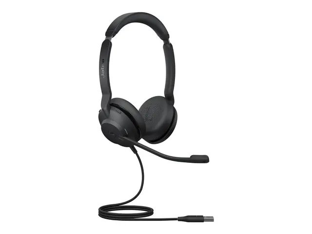 Jabra Evolve2 30 SE MS Stereo - Hodesett on-ear kablet USB-A lydis...