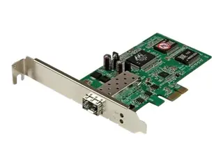 Startech PCI Express Gigabit Ethernet Fiber Network Card w/ Open SFP PCIe GbE SFP Network Card Adapter NIC - Fiber Optic SFP Adapter (PEX1000SFP2) - nettverksadapter - PCI Express x1