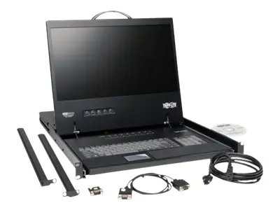 Eaton Tripp Lite Series 8-Port Rack Console VGA KVM Switch w/ 19" ...