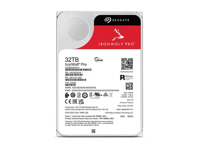 Seagate IronWolf Pro ST32000NT000 - Harddisk 32 TB intern 3.5" SAT...